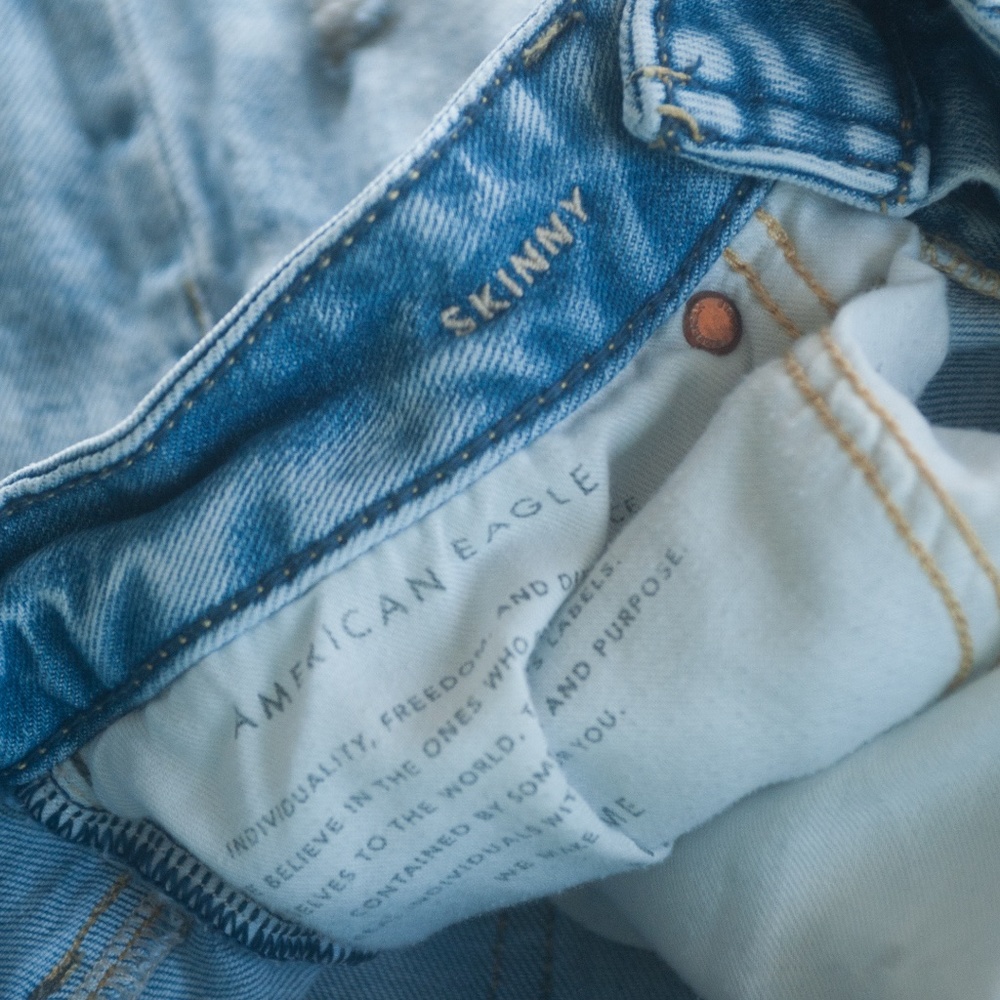 American Eagle Airflex+ Skinny Distressed Jeans - Picture 7 of 11